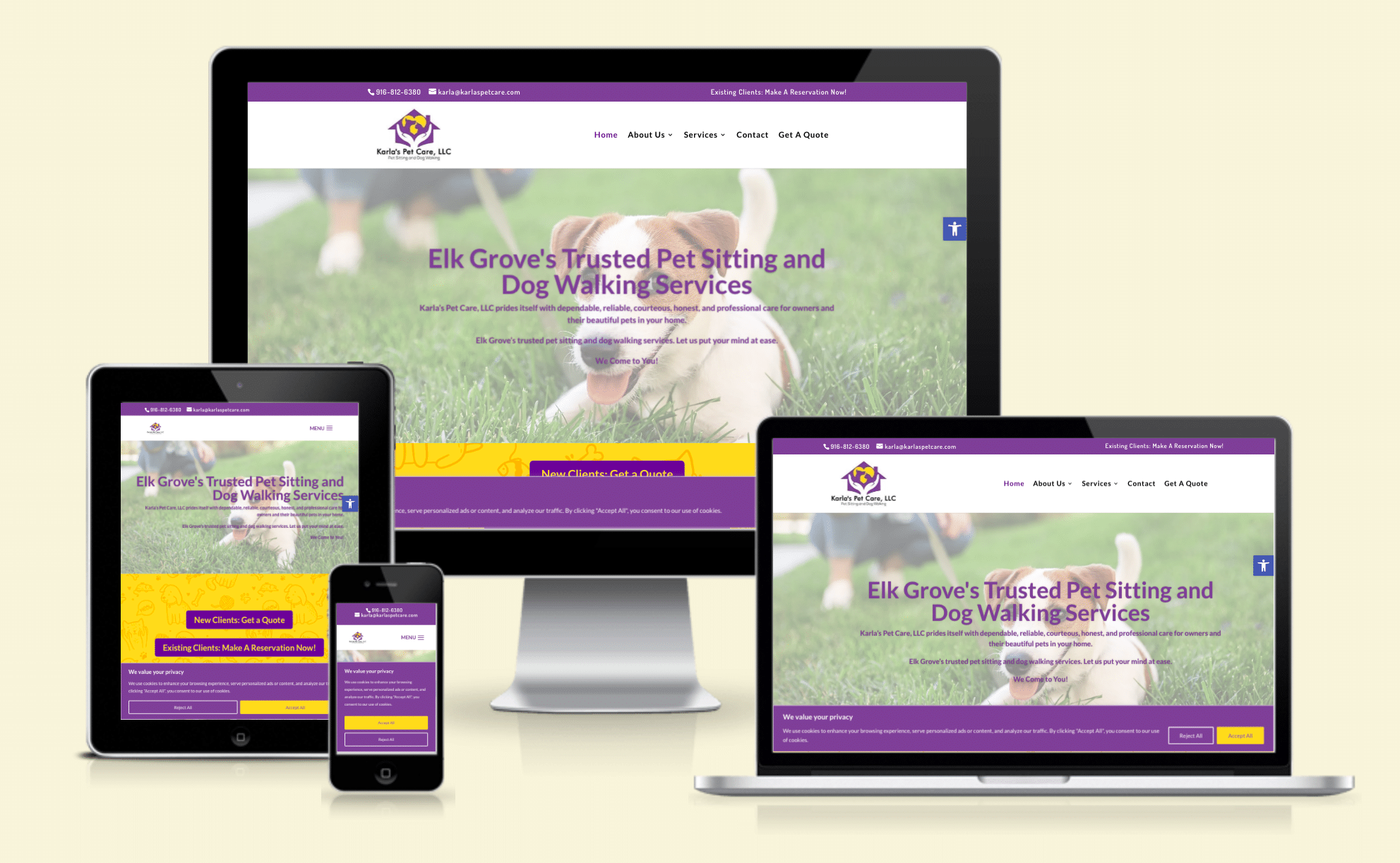 Karla's Pet Care Website 